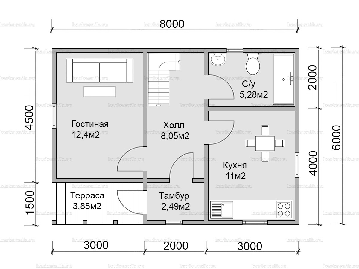 Продажа 2-комнатной квартиры, Рязань, Россия,  Москва город
