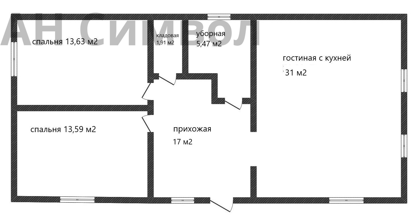 Продажа дома, 82м <sup>2</sup>, 3 сот., Цемдолина, переулок Соколиный,  дом 7