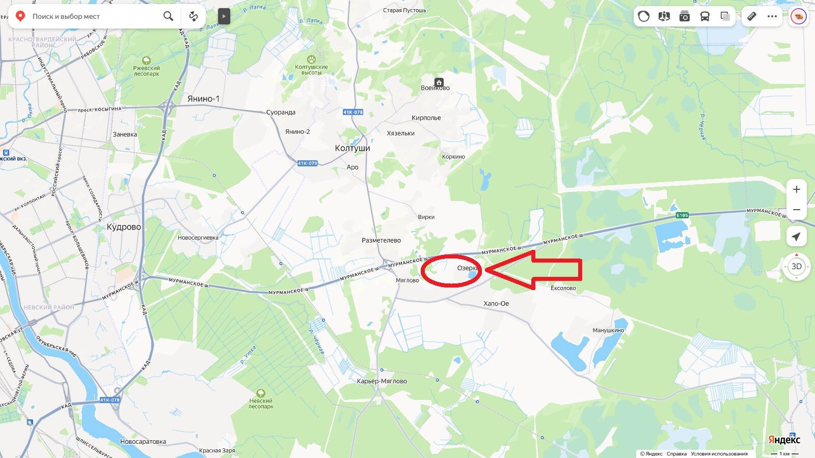 Участок С/х назначения 23.60 га Всеволожский район — фото 1