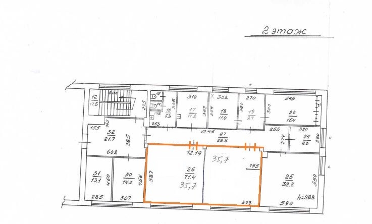 Офис · 71.4 м² · 2/5 этаж — Изображение 7