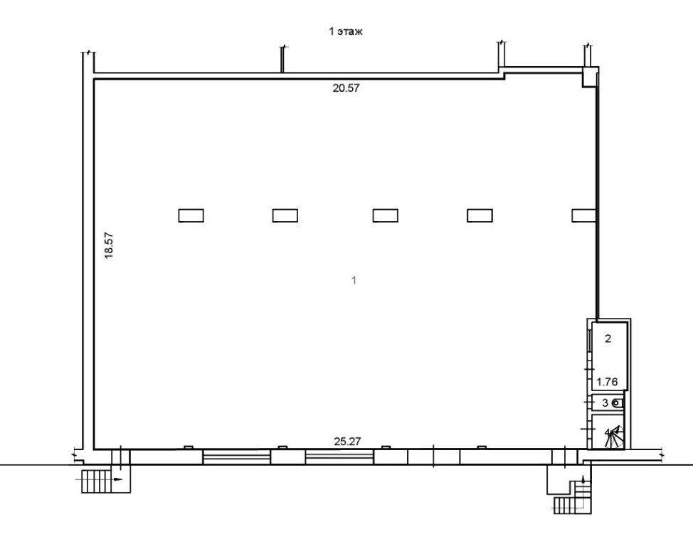 ПСН · 486.6 м² · 1/1 этаж