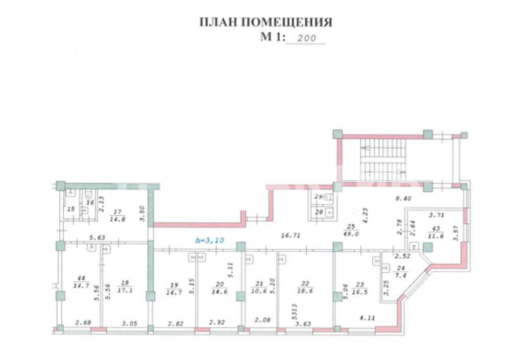 Офис · 196.1 м² · 2/17 этаж — Изображение 4