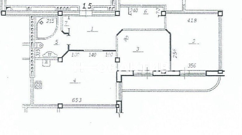 3-комн. квартира · 85 м² · 7/16 этаж