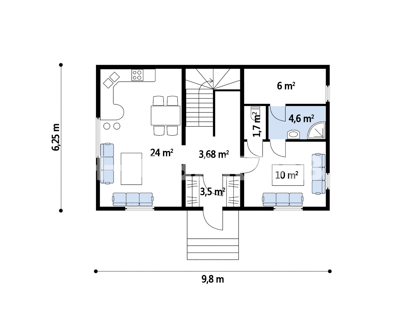 2-этажного Дом · 107 м² · 12.0сот. — Изображение 3