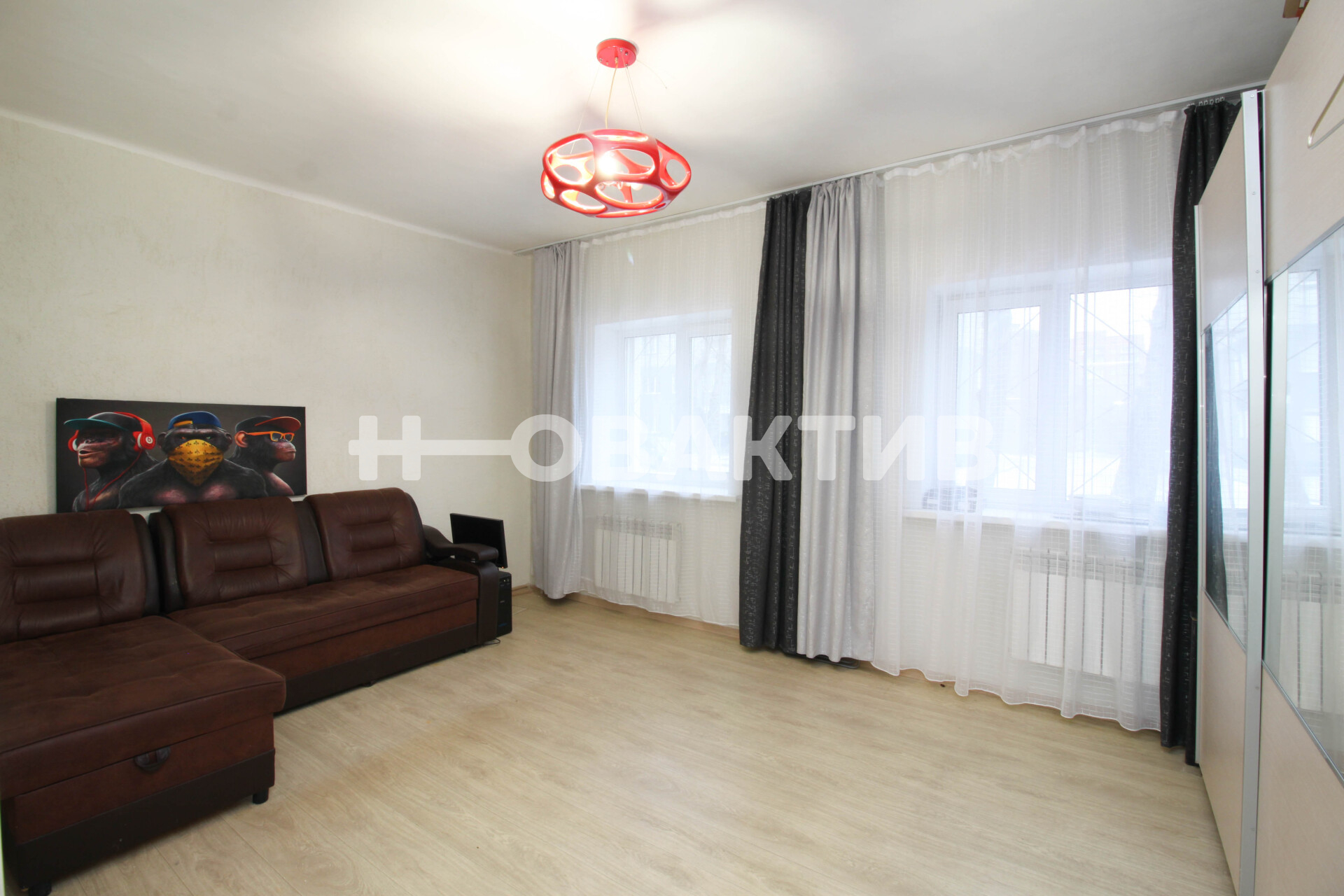 3-комн. квартира · 57 м² · 1/3 этаж