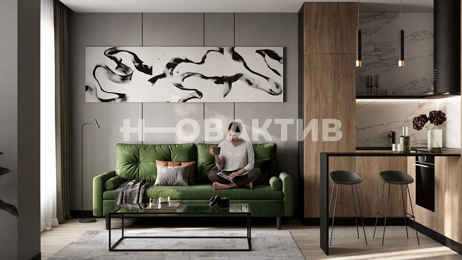 ПСН · 23.2 м² · 13/17 этаж — Изображение 1