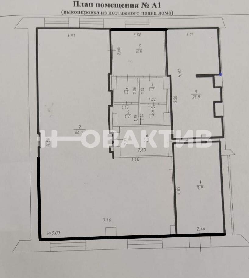 ПСН · 60.0 м² · 1/3 этаж — Изображение 12