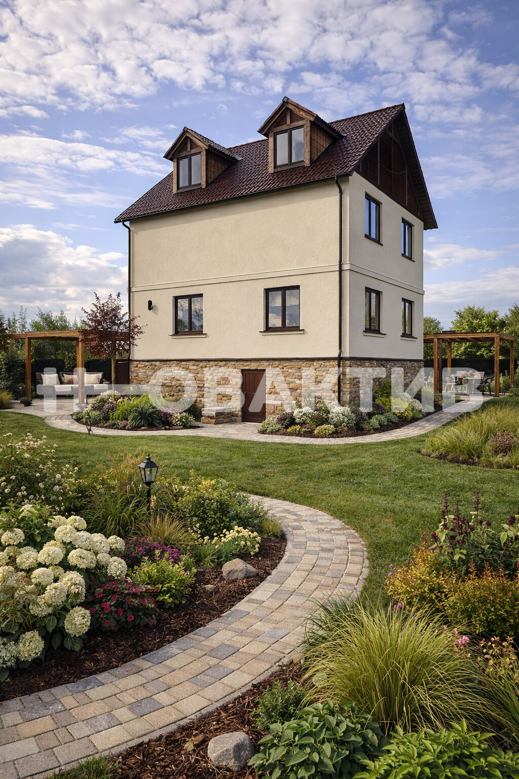 3-этажного Дом · 240 м² · 10.0сот.