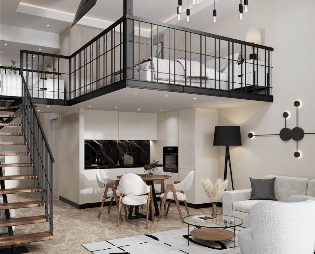 1-комн. апартаменты, 56 м²
