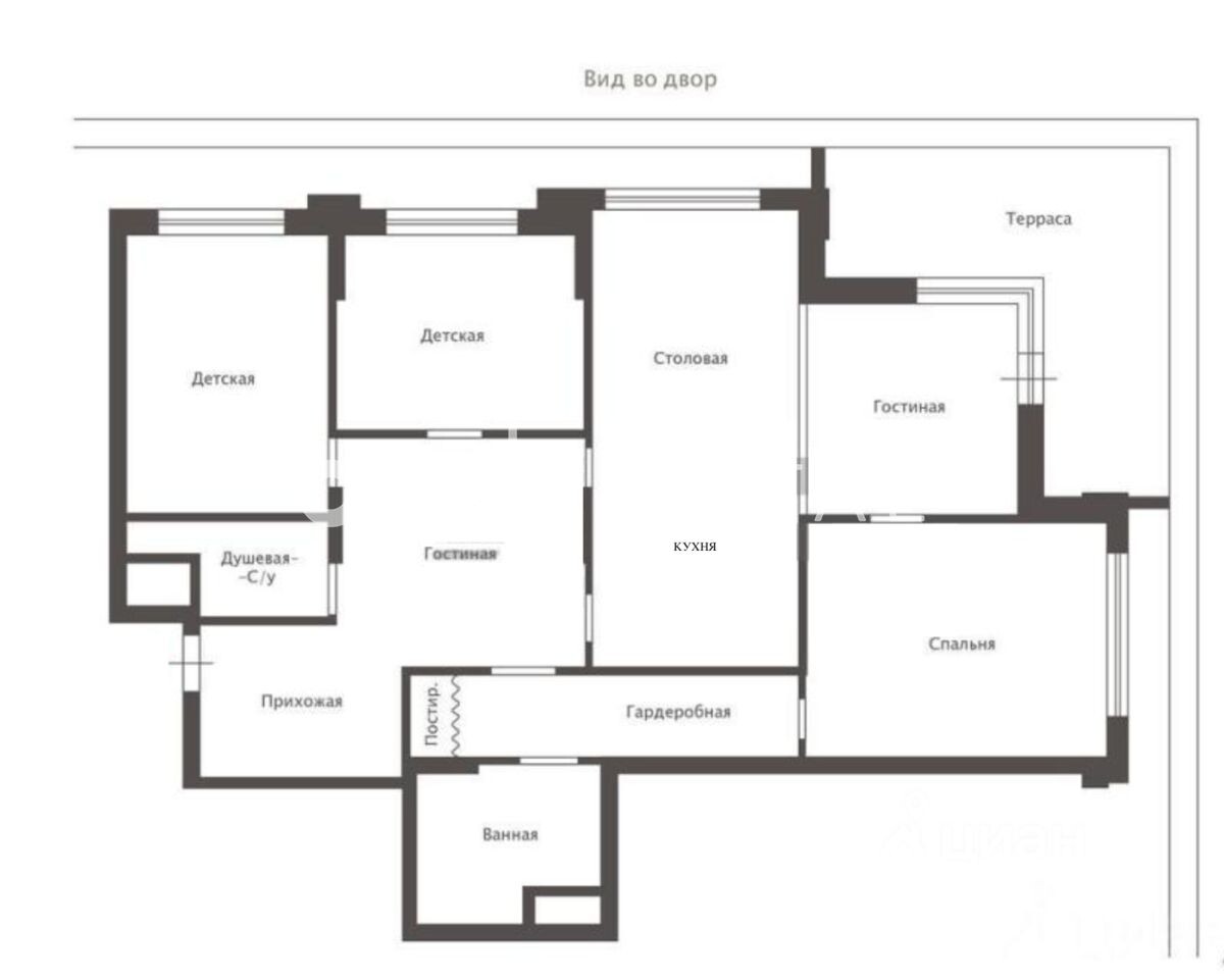 5-комн. квартира, 301 м²