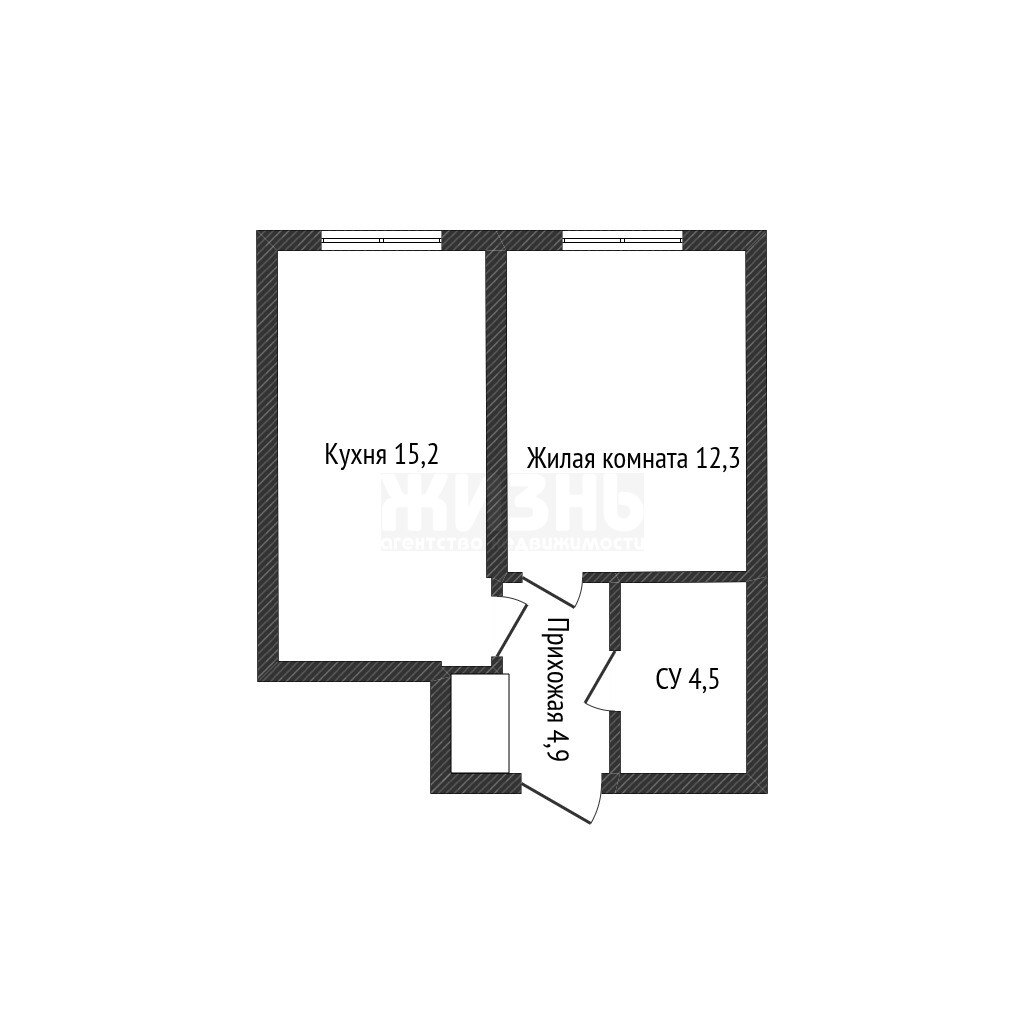 1-к. квартира, 36.6 м², 9/10 эт. — фото 19