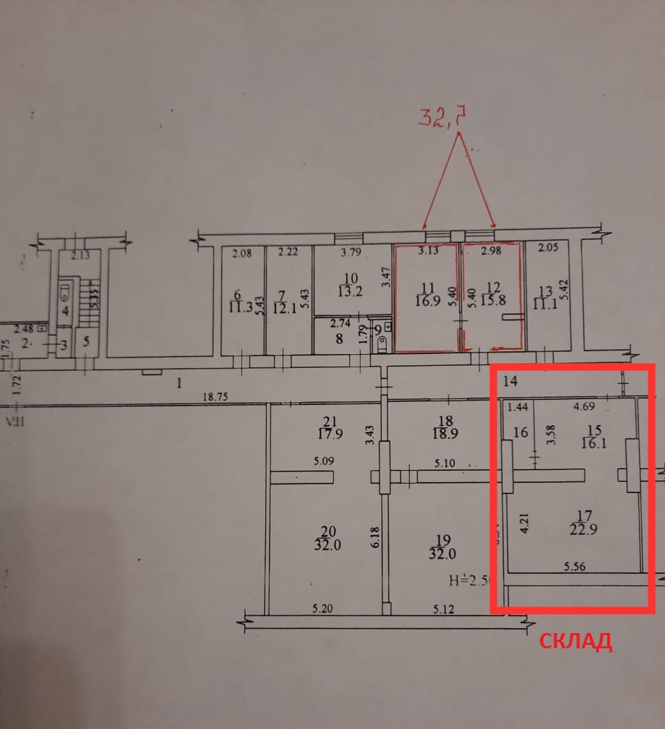 Аренда коммерческой недвижимости, 44м <sup>2</sup>, Волгоград, улица им Рокоссовского,  владение 56